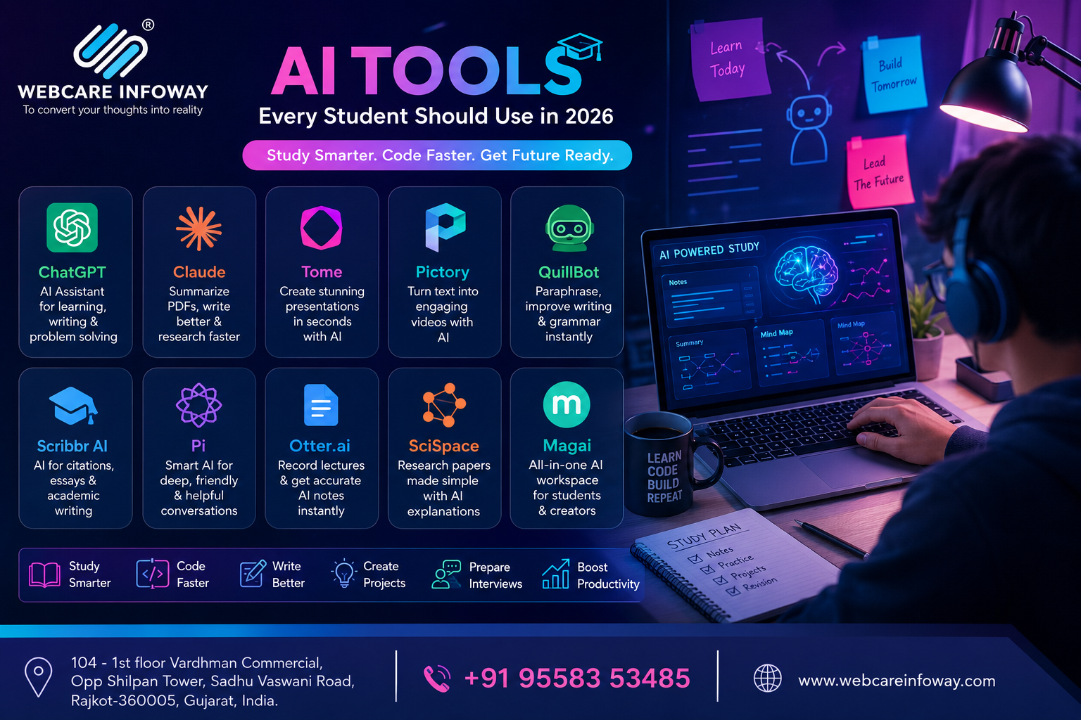 AI Tools Students Should Use for Study, Coding, Resume & Interview Preparation in 2026